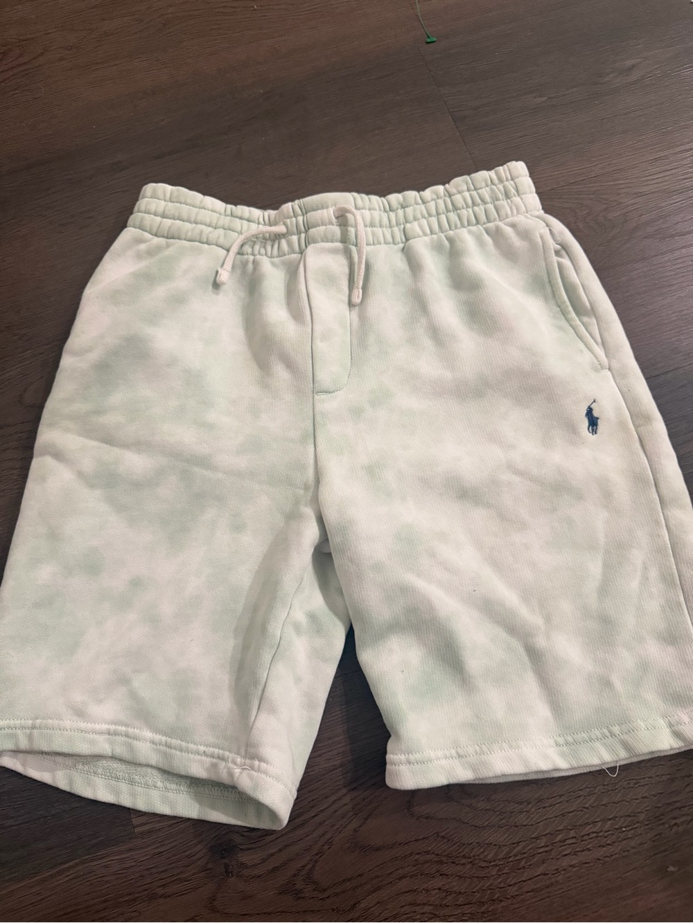 Polo by Ralph Lauren Mint Tie-Dye Drawstring Kids Shorts
